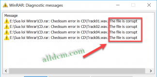 Hướng Dẫn Sửa Lỗi “The File is Corrupt” Khi Giải Nén File Bằng Phần Mềm Winrar.