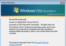 Windows Vista N Service Pack 2