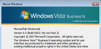 Windows Vista N Service Pack 2