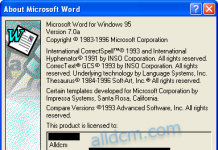 Microsoft Office for Windows 95