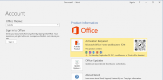 Microsoft Office Home and Business 2016