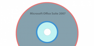 Microsoft Office Suite 2007 with Service Pack (SP1, SP2, SP3)