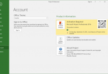 Microsoft Project Professional 2016