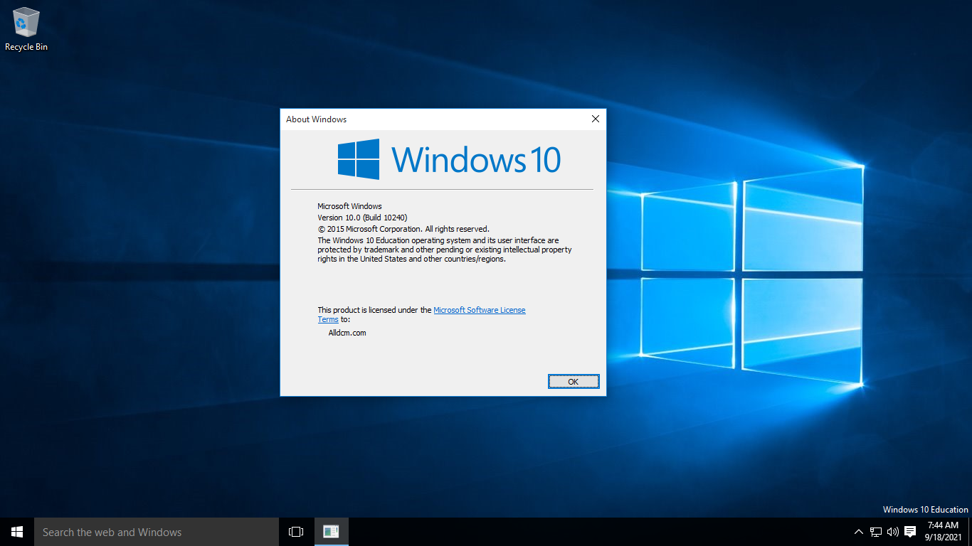 Windows 10 сборка 1809