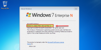 Windows 7 Enterprise Service Pack 1 N (OS Build 7601.17514)