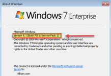 Windows 7 Enterprise Service Pack 1 (OS Build 7601.17514)