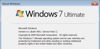 Windows 7 Ultimate Service Pack 1 OS Build 7601.24214 (Updated 2018)