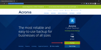 AN TOÀN DỮ LIỆU VỚI ACRONIS CYBER BACKUP